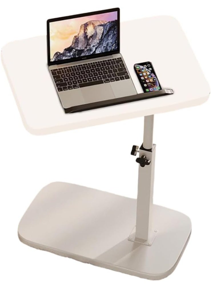 DUNISO Adjustable Sofa Side Table, Easy Assembly,360°Swivel Tray Tables, End Table For Home Living Room, Study Room, Office, Bedroom, Balcony, Patio, Nightstand - Image 3